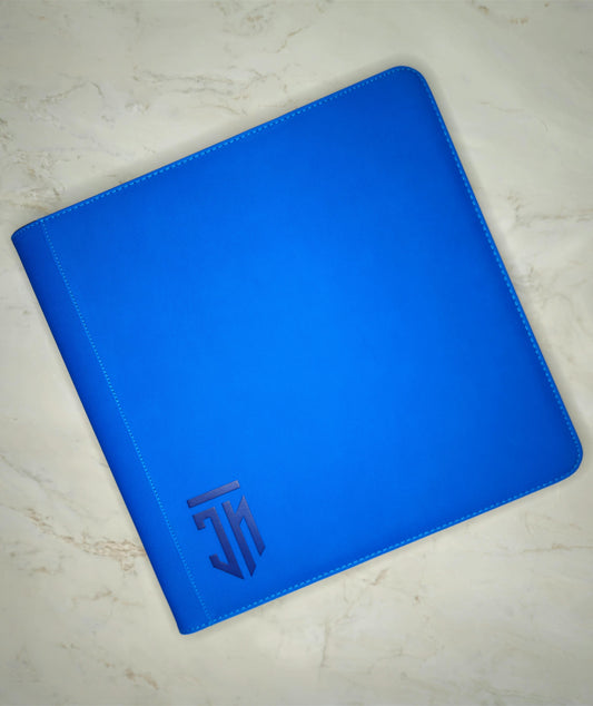 Custom Nerds Toploader Perm m/glidelås 24-lommer Blå