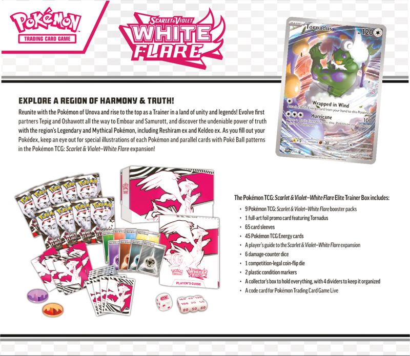 (Max 2 pr kunde) Pokémon SV10.5 Scarlet & Violet—White Flare Elite Trainer Box