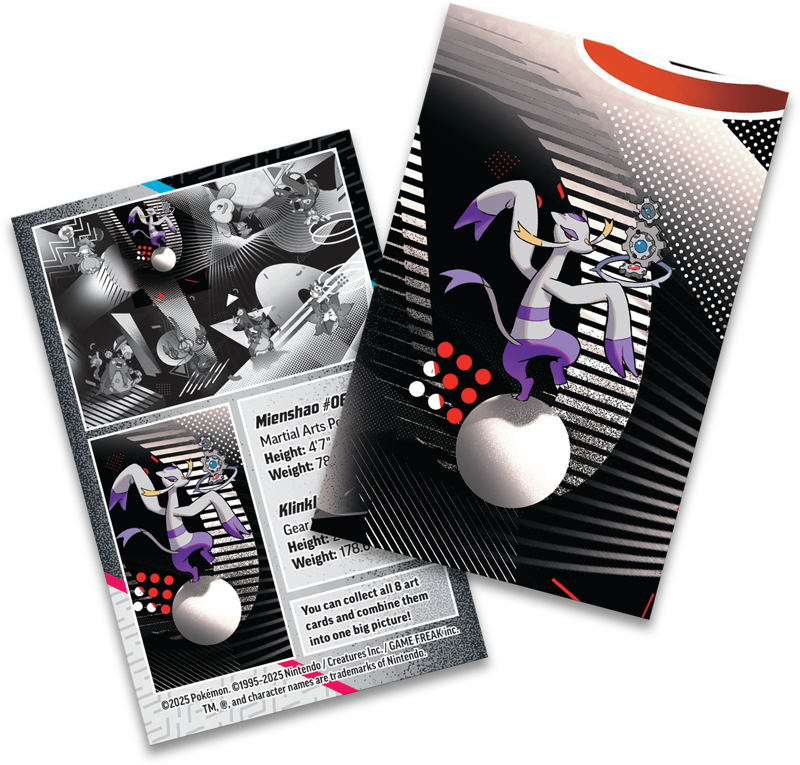 (Max 1 pr kunde) Black Bolt & White Flare Mini tin display