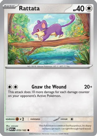 #019 Rattata 019/165 Common