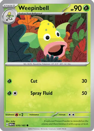 #070 Weepinbell 070/165 Common