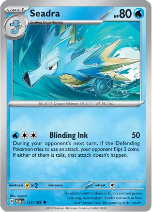 #117 Seadra 117/165 Uncommon