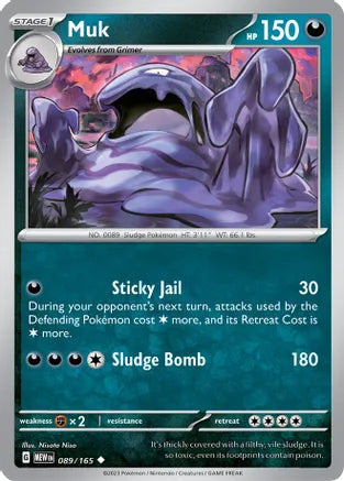 #089 Muk 089/165 Uncommon