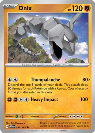 #095 Onix 095/165 Uncommon