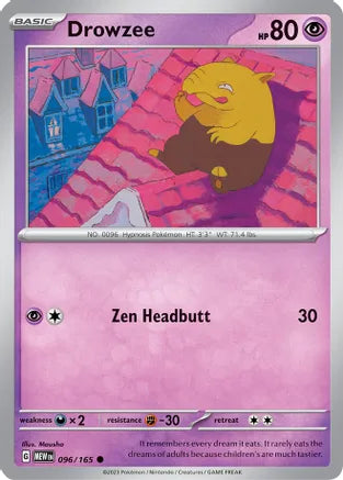 #096 Drowzee 096/165 Common