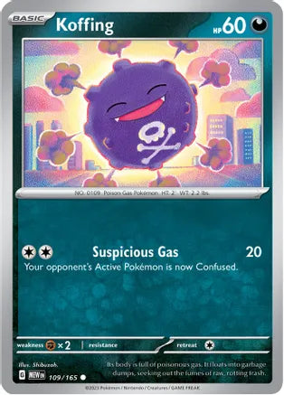 #109 Koffing 109/165 Common