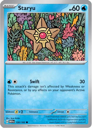 #120 Staryu 120/165 Common