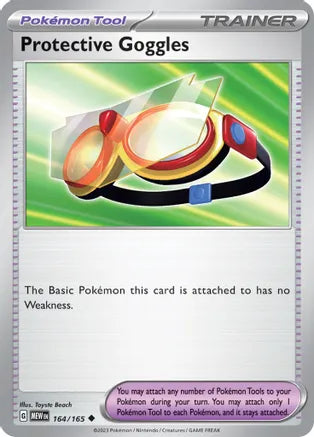 #164 Protective Goggles 164/165 Uncommon