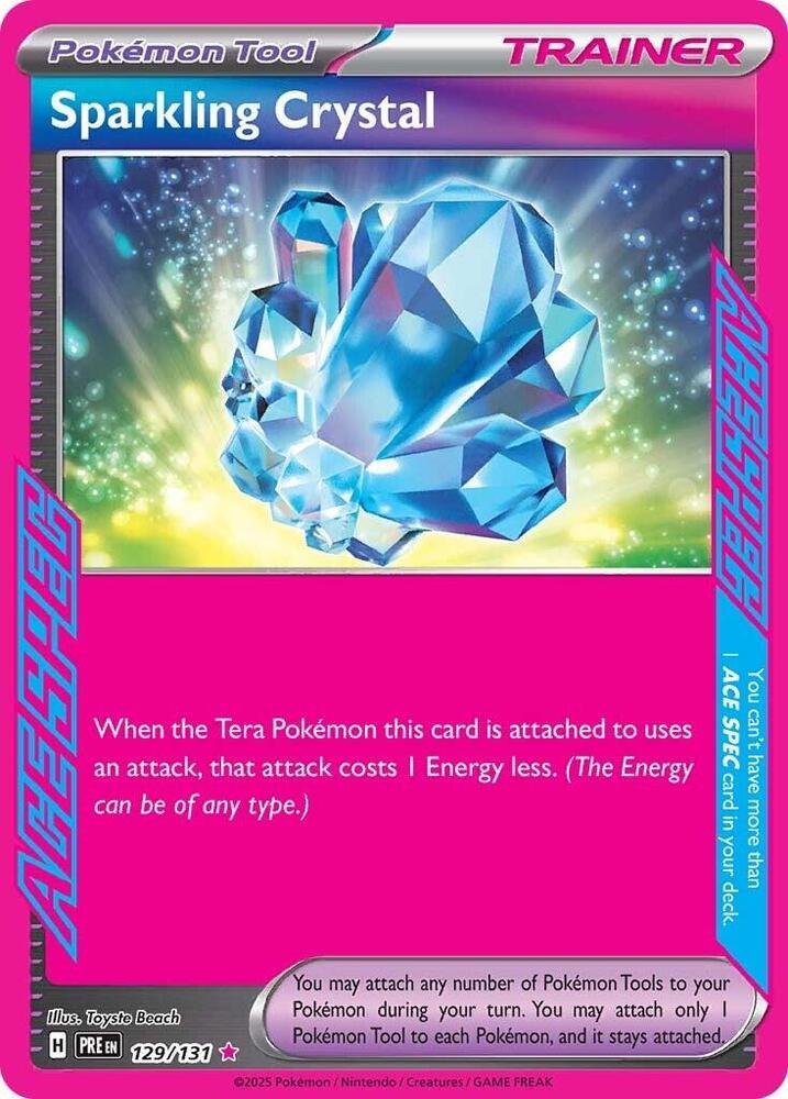 #129 Sparkling Crystal 129/131 ACESPEC Rare