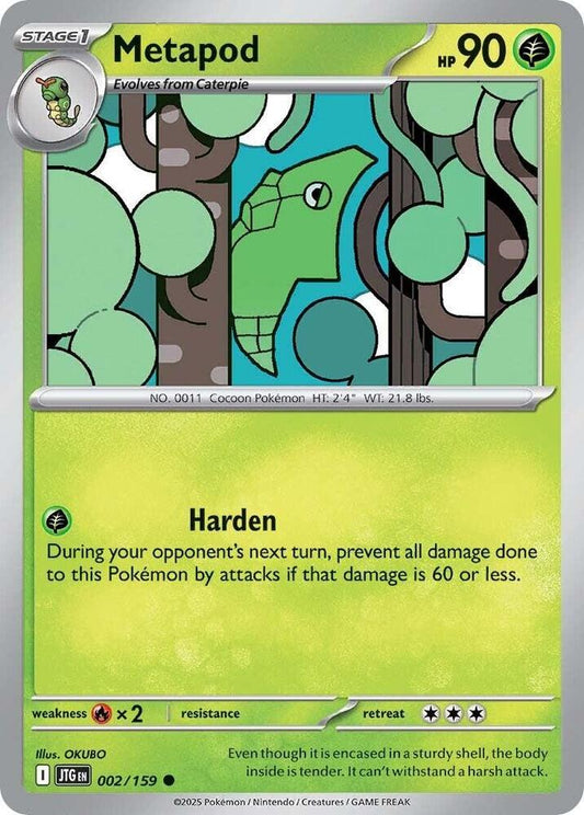 #002 Metapod 002/159 Common