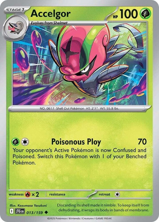 #013 Accelgor 013/159 Uncommon