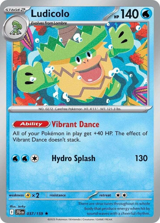 #037 Ludicolo 037/159 Rare Holo