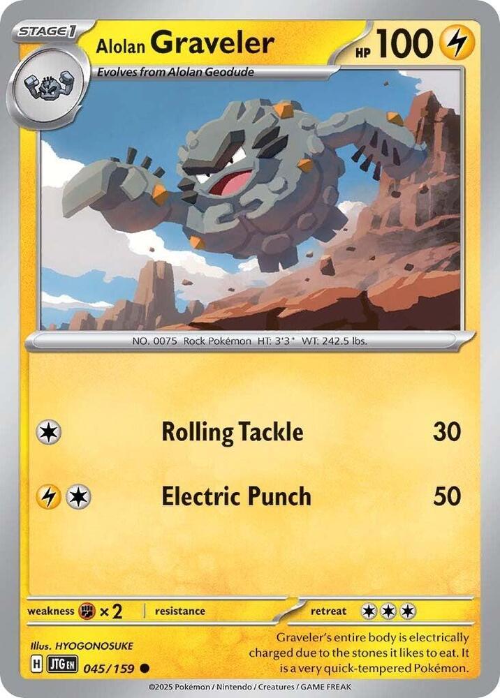 #045 Alolan Graveler 045/159 Common