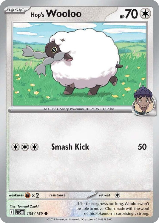 #135 Hop's Wooloo 135/159 Common