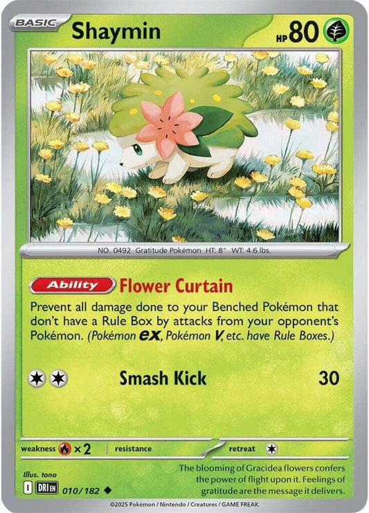 #010 Shaymin 010/182 Uncommon