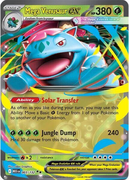 #003 Mega Venusaur EX 003/132 Double Rare