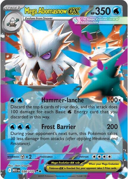 #036 Mega Abomasnow EX 036/132 Double Rare