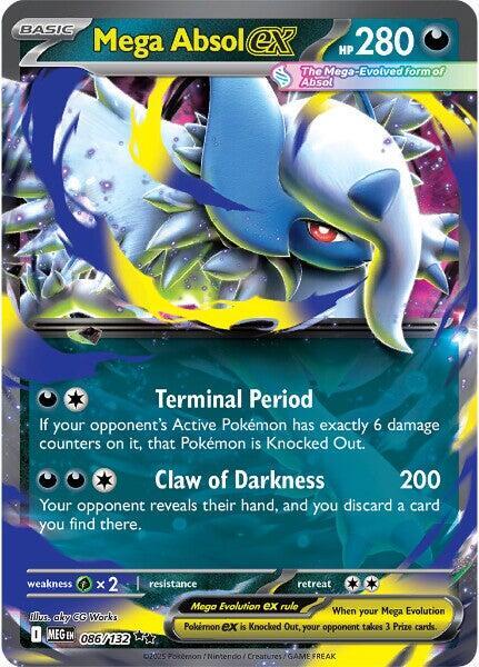 #086 Mega Absol EX 086/132 Double Rare