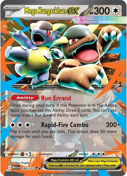 #104 Mega Kangaskhan EX 104/132 Double Rare