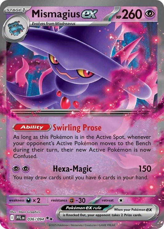 #036 Mismagius EX 036/094 Double Rare