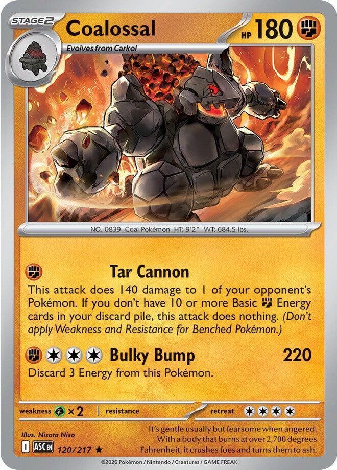 #120 Coalossal 120/217 Rare Holo