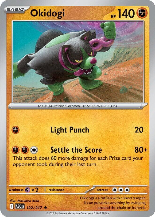 #122 Okidogi 122/217 Rare Holo