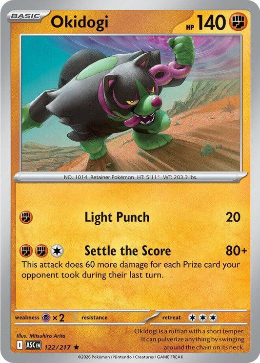 #122 Okidogi 122/217 Rare Holo