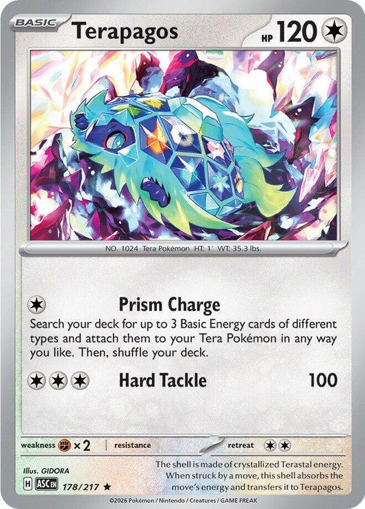 #178 Terapagos 178/217 Rare Holo
