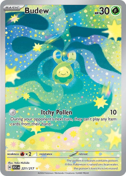 #221 Budew 221/217 Illustration Rare