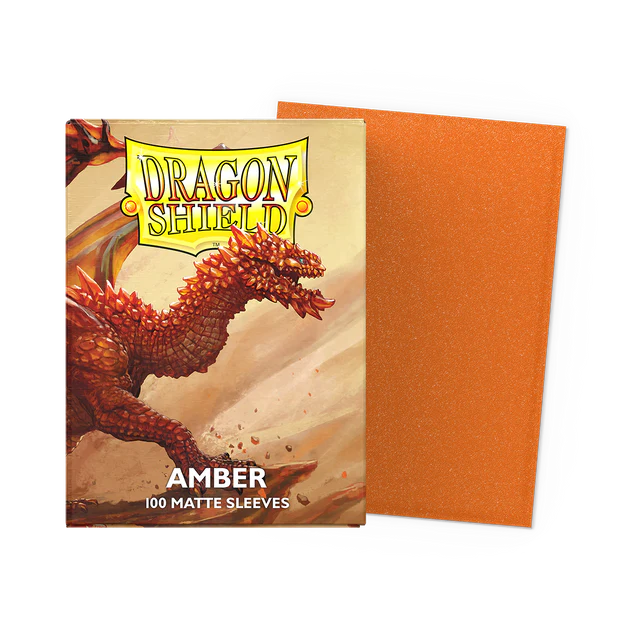 Dragon Shield Amber - Matte Sleeves