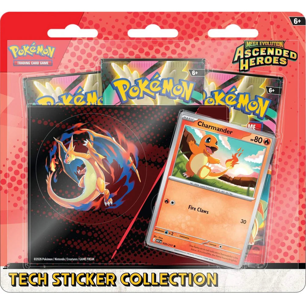 (Max 1 pr kunde) Pokémon ME2.5 Ascended Heroes Tech Sticker (Charmander)