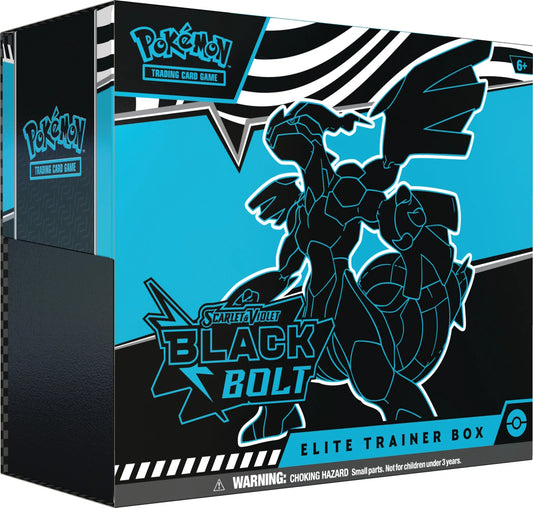 (Max 2 pr kunde) Pokémon SV10.5 Scarlet & Violet—Black Bolt Elite Trainer Box