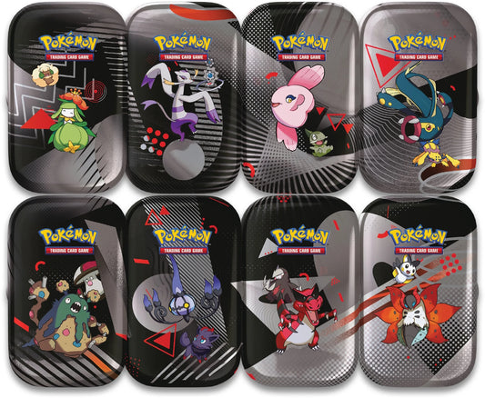 (Max 1 pr kunde) Black Bolt & White Flare Mini tin display