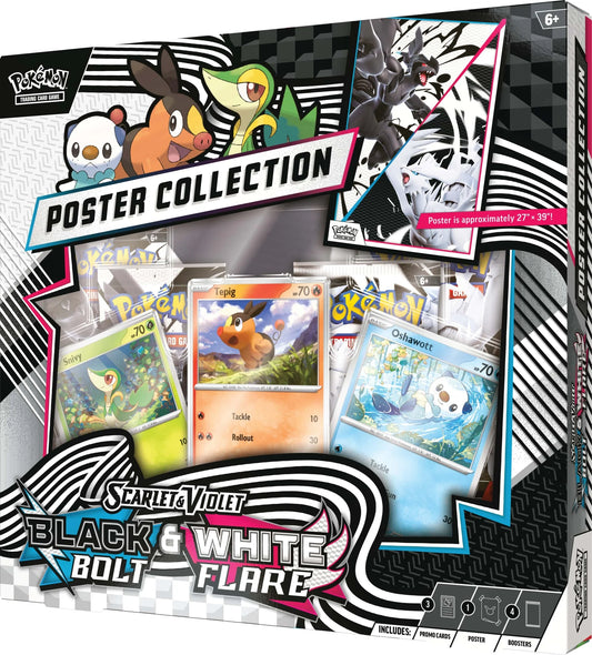 (Max 2 pr kunde) Black Bolt & White Flare Poster Collection