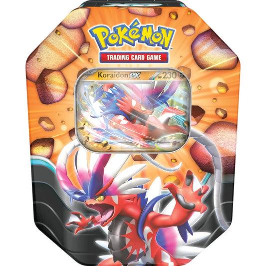 Pokemon Tin Summer 2025 Slashing Legends Koraidon Ex