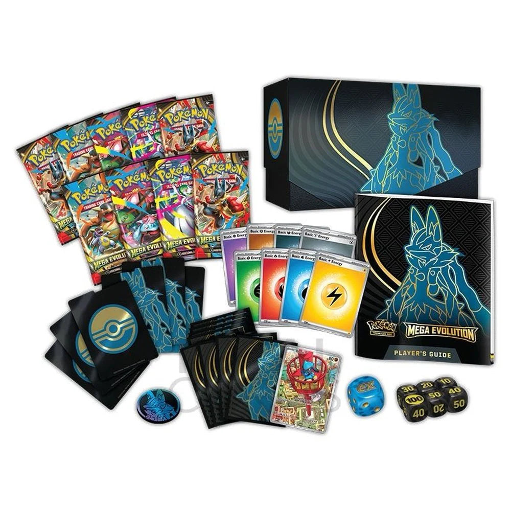 (Max 1 pr kunde, åpnes på Stream)  Mega Evolution Lucario Elite Trainer Box