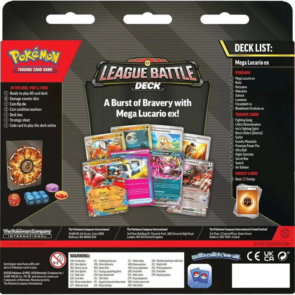 Mega Lucario EX League Battle Deck