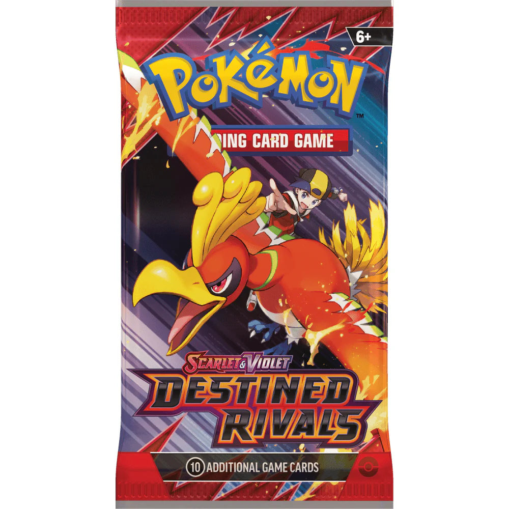 (Max 10 pr kunde) Pokémon TCG:  SV10 Destined Rivals Booster pakke