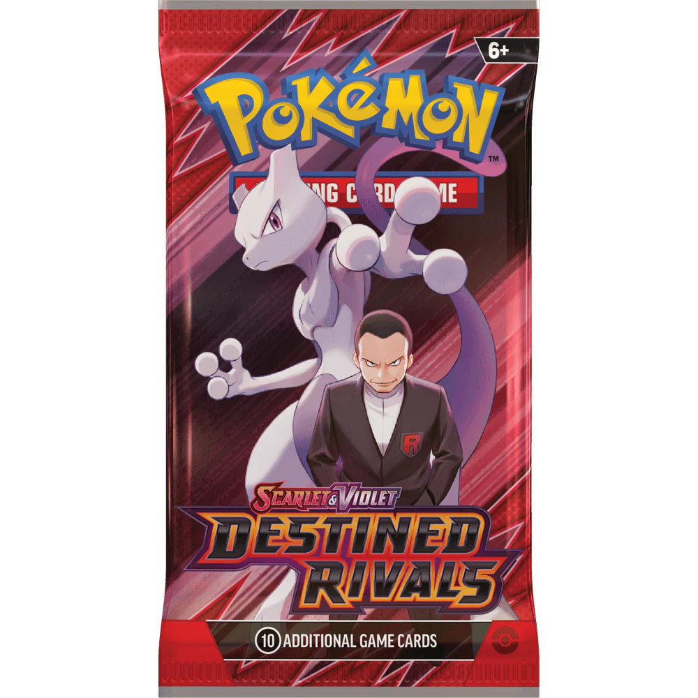 (Max 10 pr kunde) Pokémon TCG:  SV10 Destined Rivals Booster pakke