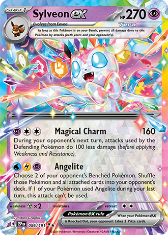 #086 Sylveon EX 086/191 Double Rare