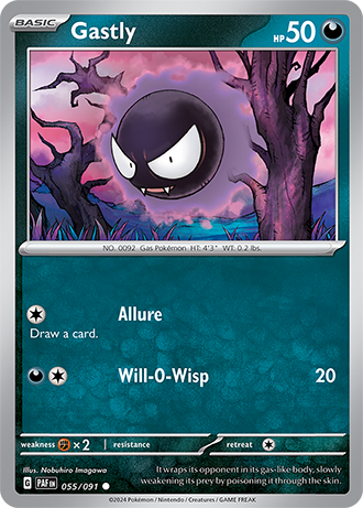 #055 Gastly 055/091 Common