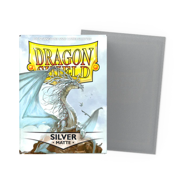 Dragon Shield Silver - Matte Sleeves