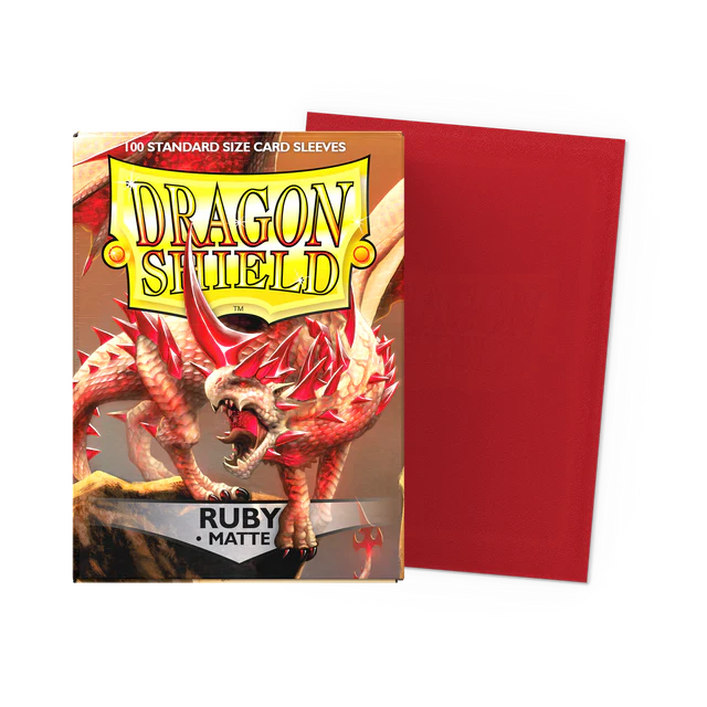 Dragon Shield Ruby - Matte Sleeves