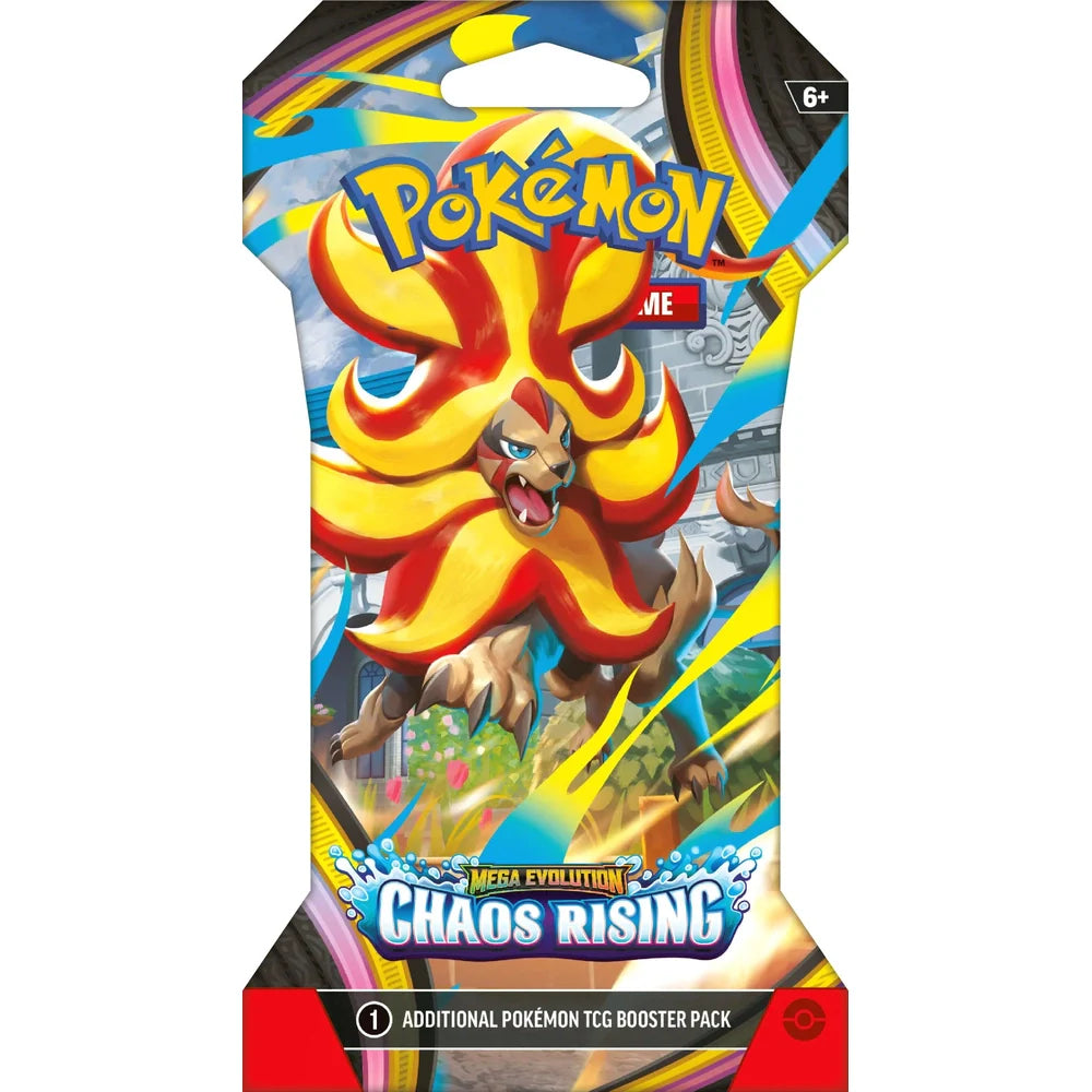(Max 10 pr kunde, åpnes på stream) Chaos Rising Sleeved Booster