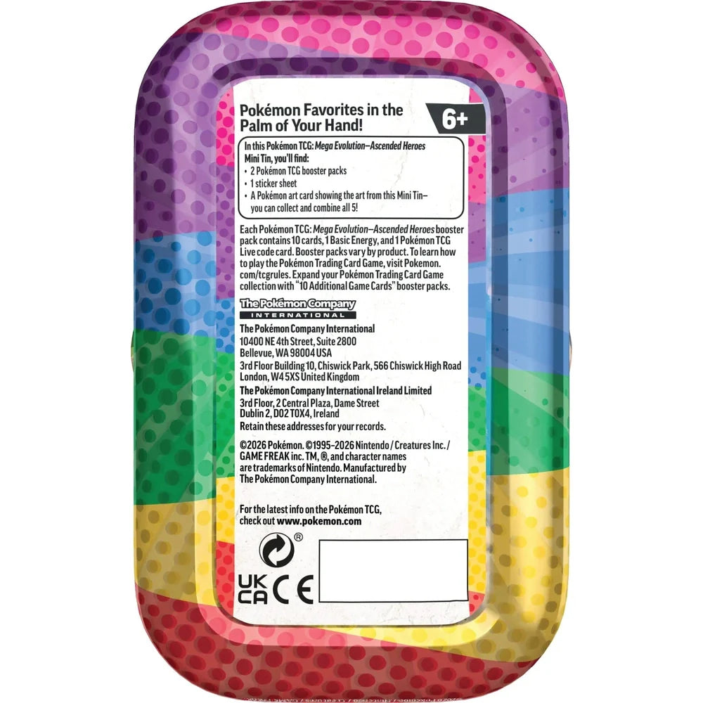 (Max 2 pr kunde, åpnes på stream)Ascended Heroes Mini Tin