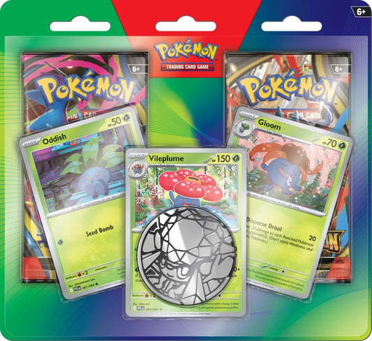 (Max 1 pr kunde) Pokémon TCG: Enhanced 2-Pack Blister (Vileplume)