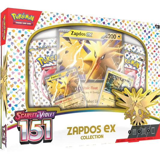 Pokémon SV3.5 Scarlet & Violet—151 Zapdos EX box (Forhåndsbestill 6. oktober)