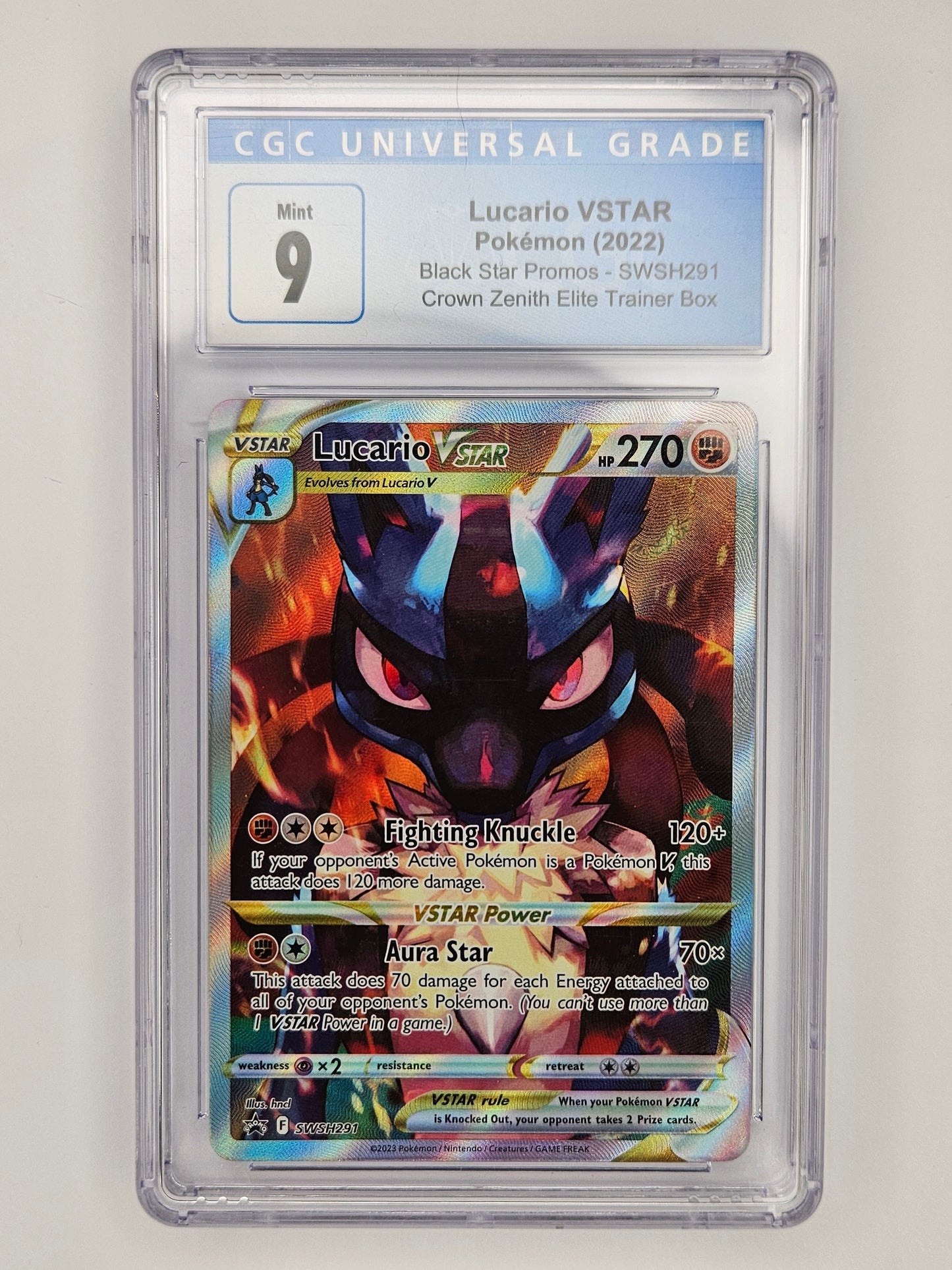 CGC 9 Lucario Vstar SWSH291 promo (2)