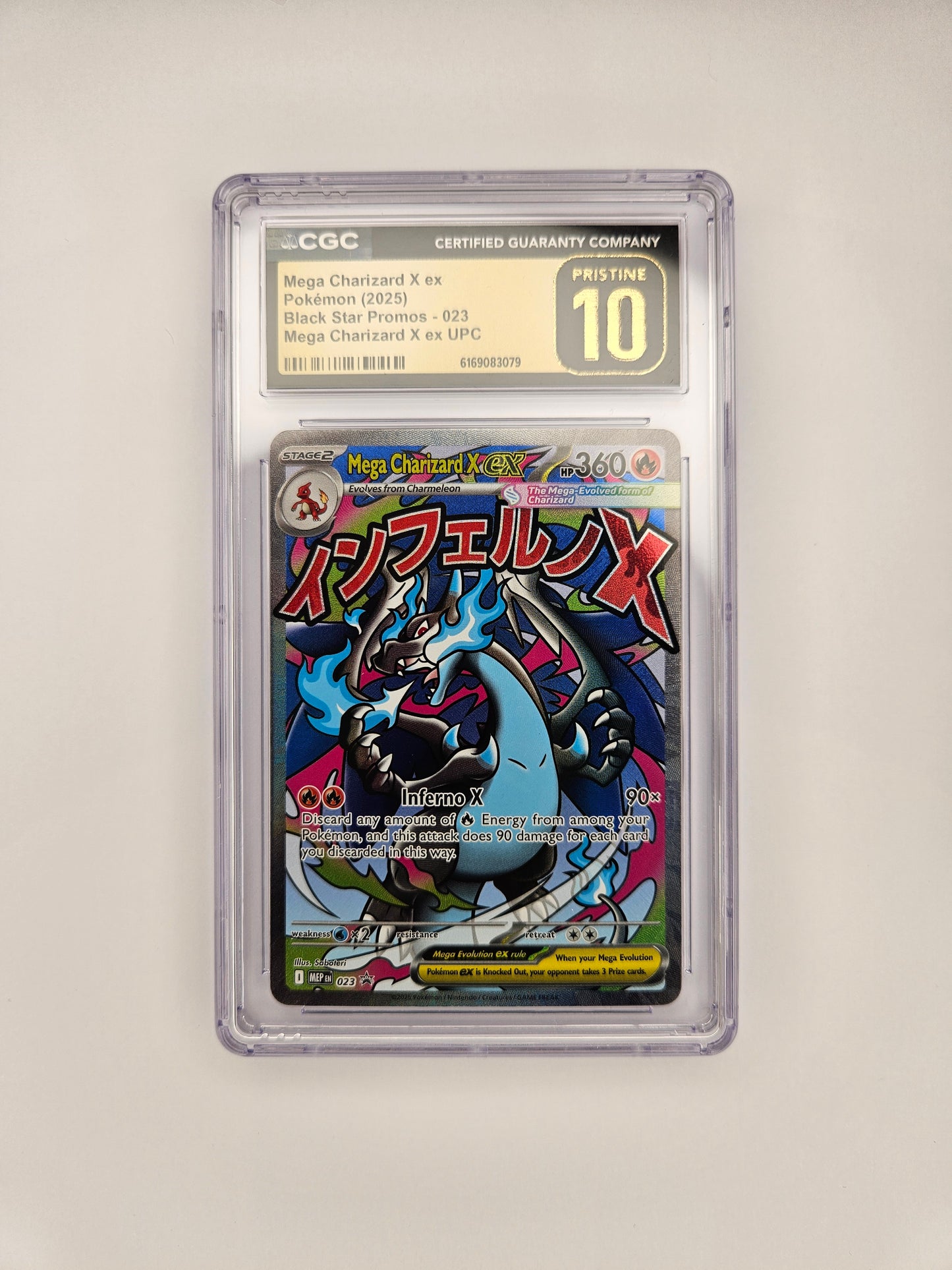 CGC Pristine 10 Mega Charizard X EX  ME 23