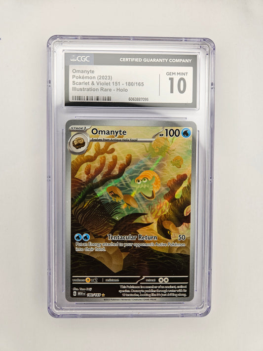 CGC 10 Omanyte 180/165